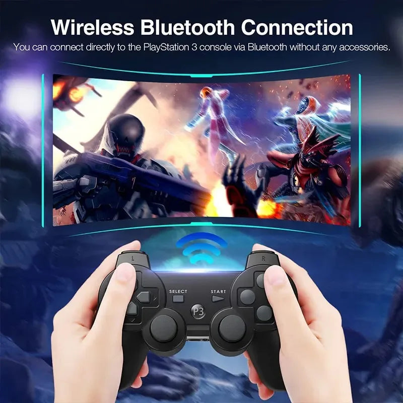 Controle Joystick Dual Shock Sem Fio Bluetooth Wireless Ps3