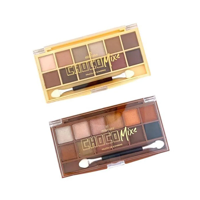 Paleta de Sombras Choco Mix Alta Fixação Mia Make 341