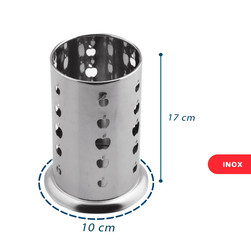 Suporte Organizador Porta Talheres Ferro Cromado