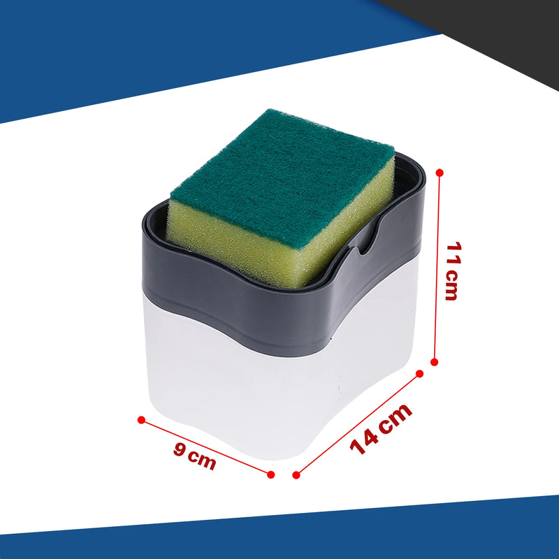 Dispensador De Detergente 2 Em 1 - C/ Esponja