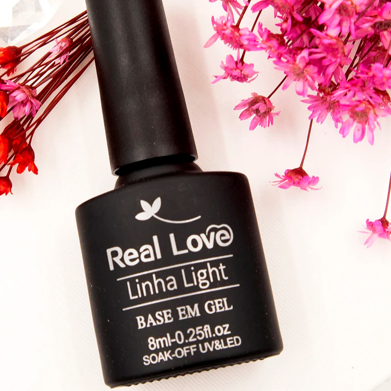 Base De Esmalte Em Gel Para Unhas Band-Aid Linha Light 8ml - Real Love