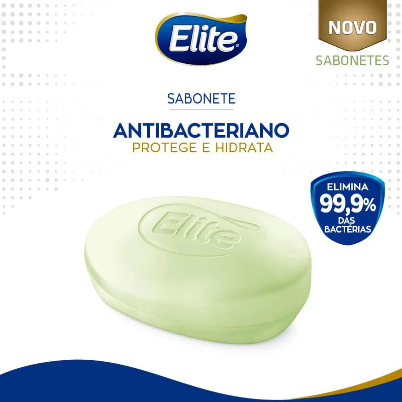 Sabonete Antibacteriano Elite Bar 85G Pacote 4 Unidade